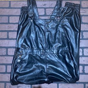 BB Dakota Faux Leather Jumpsuit